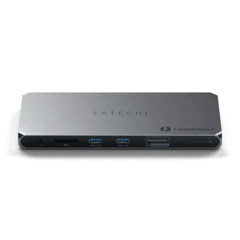 Расширитель портов Satechi Thunderbolt 4 Multi-Display Docking Station с DisplayLink серый космос