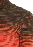 Водолазка из шерсти и вискозы. Цвет синий/зеленый/оранжевый M MISSONI