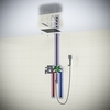 Timo Selene SX-2029/03SM Душевая система встраиваемая, цвет: чёрный