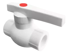 Кран PP-R шаровой белый внутренняя пайка Дн 25 VALFEX 10144025