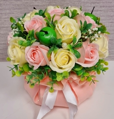 Мыльные розы Теплый розовый 6см. 50шт.