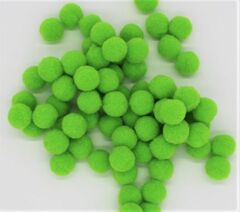 Помпоны для творчества, ш. 1,5 см, салатовый