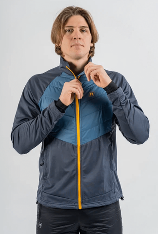 Мужская лыжная куртка Noname Hybrid 24 navy/medium blue