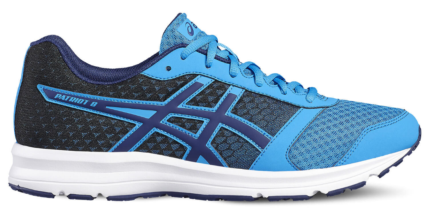 Беговые кроссовки мужские Asics Patriot 8 голубые