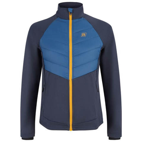 Мужская лыжная куртка Noname Hybrid 24 navy/medium blue