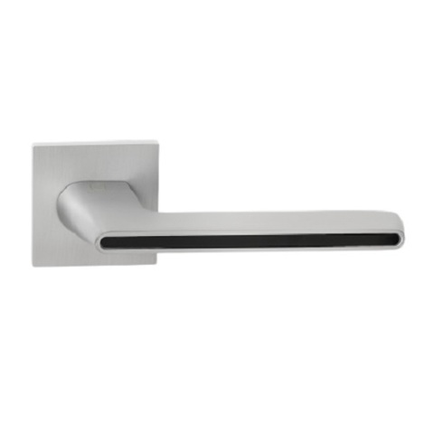 Ручка раздельная ABRISS R21.190 MCP/BL матовый хром/черный