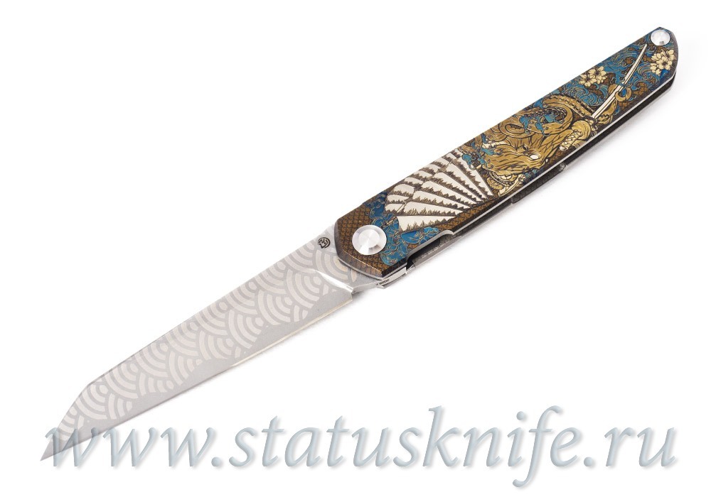 Нож Чебуркова Кори Octopus M390 Ponomarev Forge