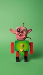 Коллекционная фигурка “Santas lil Helper” (гвоздь) made by У́РОД TOYS