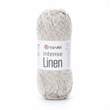 Пряжа YarnArt Intense Linen 4100 жемчуг