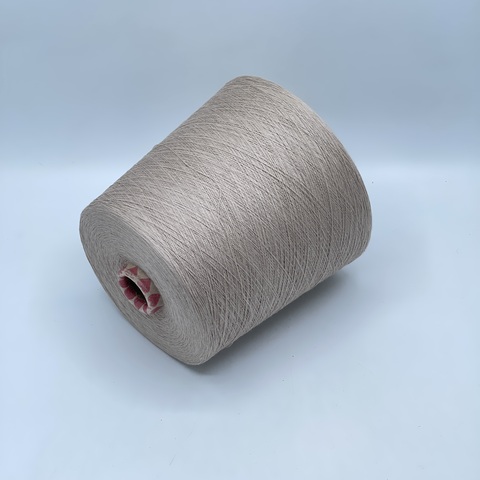 Бобинная пряжа,Cotton combed, 2540м. 100%Хлопок, Серо-бежевый(915), 39093