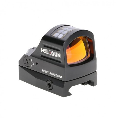 Коллиматор Holosun OpenReflex HS507C открытый, солн.бат., на Weaver