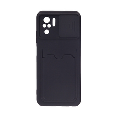 Чехол для телефона X-Game XG-S076 для Redmi Note 10S Чёрный Card Holder
