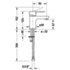 Duravit A.1 A11010002010 Смеситель для раковины на 1 отв., цвет: хром