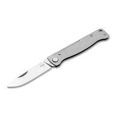 Фото Складной нож Boker Atlas SW, сталь 12С27, рукоять нержавеющая сталь