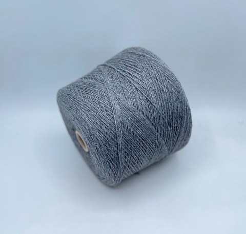 FILCOM (пр.Италия), art.Gioia, 3/15 500м/100 гр. 30% Меринос, 40%Кашемир 30%Шелк , цвет-Серый меланж(123) арт-33287