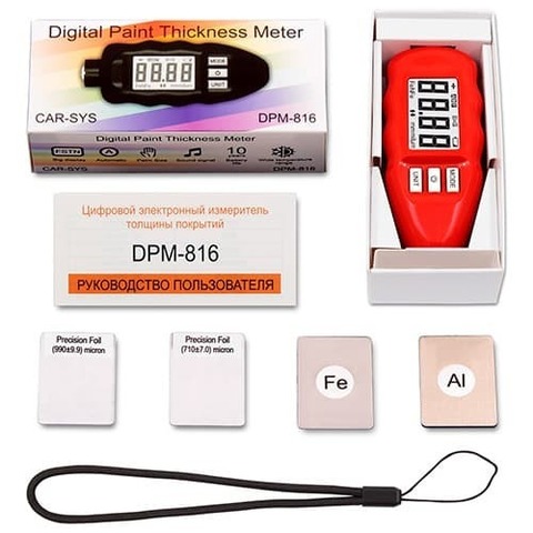 Толщиномер CARSYS DPM-816 PRO (красный)