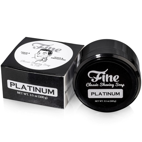 Мыло для бритья Fine Platinum 100 гр в банке