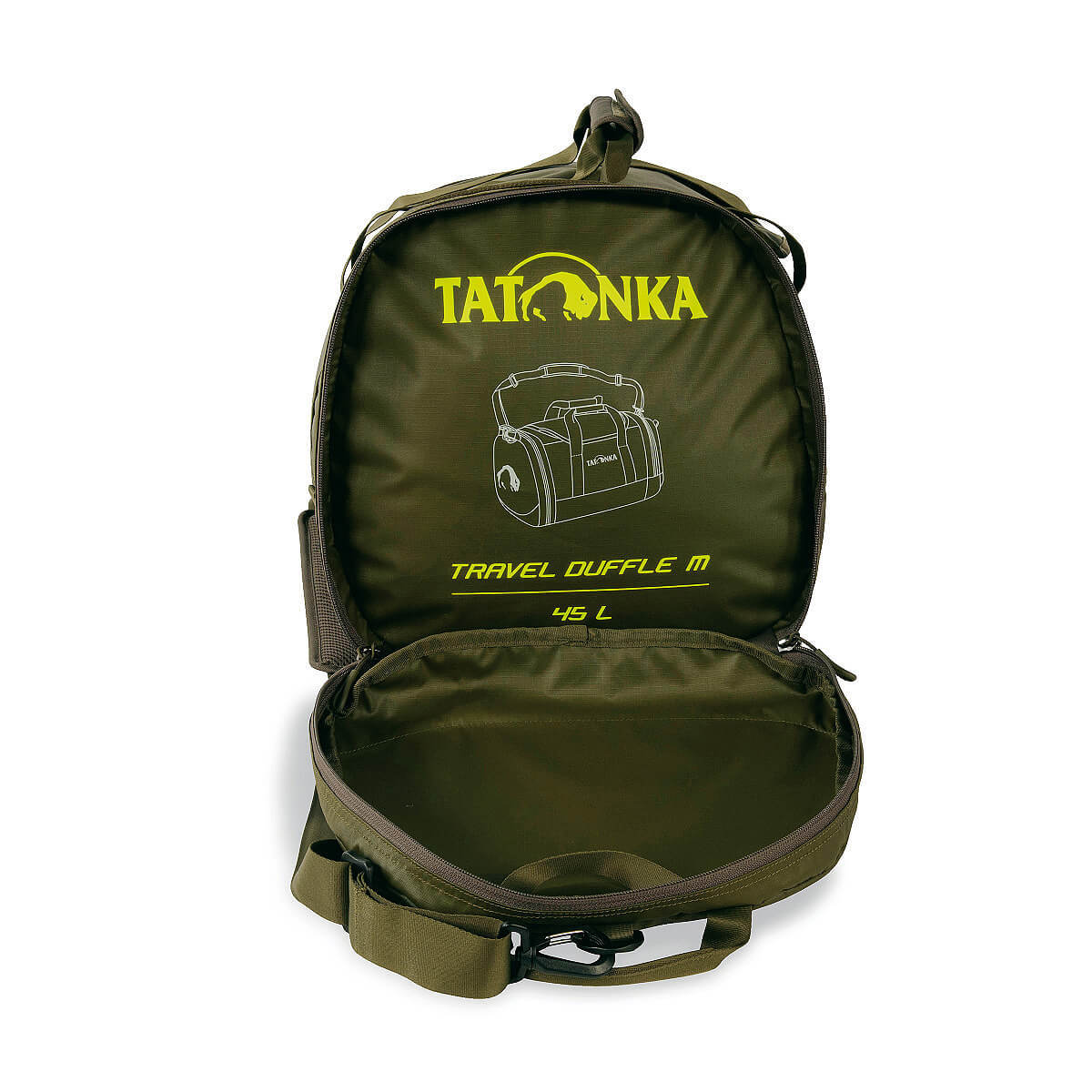 Tatonka Travel Duffle M дорожная сумка olive - 6