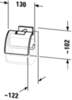 Duravit Karee 99551000 Держатель т/б цвет держателя: хром
