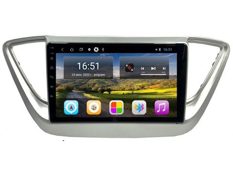 Магнитола Hyundai Solaris (2017-2020) Android 11 2/32GB IPS AHD модель CB-3074T3L