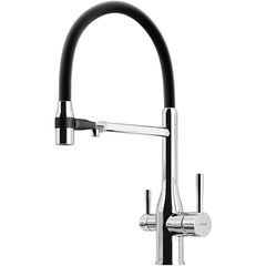 Sancos Garda SC4009CH Смеситель для кухни с гибким изливом и возможностью подключения фильтра для воды, цвет: хром фото