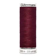 Нить Sew-All 200 м, Gutermann, 368 бордо