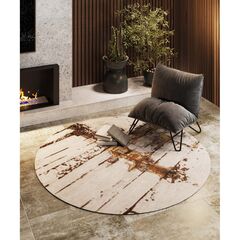 Ковер Abstract Grey Line Ø200 см