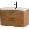 BelBagno Due DUE-800-2C-SO-RN-P Тумба под раковину подвесная, 80x43, цвет: Rovere Nature