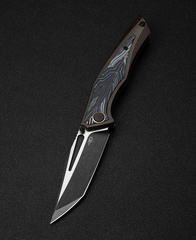 Фото Складной нож Bestech Togatta Black, сталь M390, рукоять титан/G10