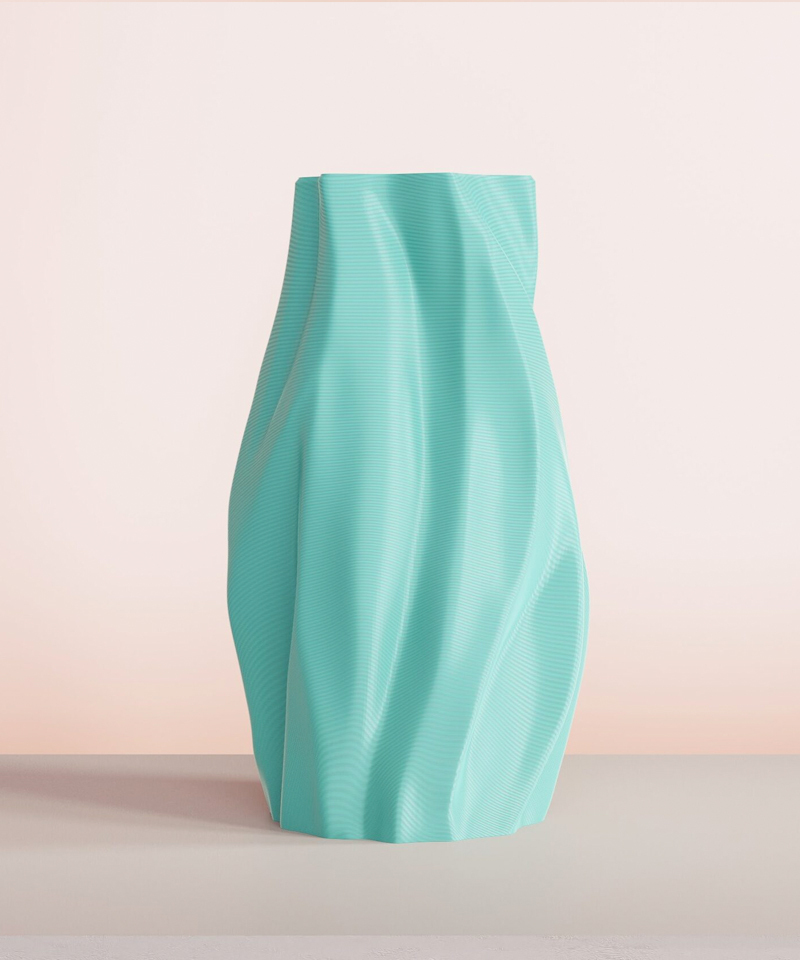 Ваза Amorfa UNU Turquoise