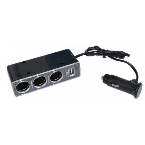 Разветвитель на 3 гнезда + USB Stealth CH-312 Разветвитель на 3 гнезда + USB Stealth CH-312