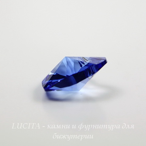 6228 Подвеска Сваровски Сердечко Sapphire (18х17,5 мм)