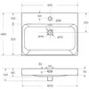 BelBagno Marino-Cer BB-8078-60 Раковина керамическая, 61x46, цвет: белый