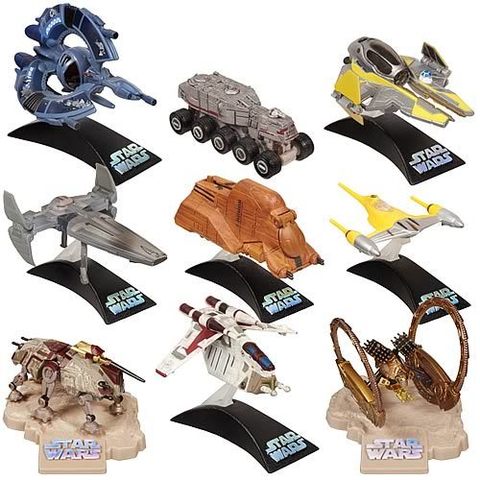 Star Wars Die Cast Titanium Vehicles Wave 01