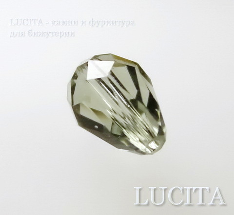 5500 Бусина - капля Сваровски Black Diamond 9х6 мм ()