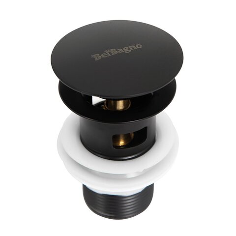 BelBagno BB-SAT-NERO Донный клапан, цвет: чёрный