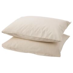 Набор наволочек IKEA DVALA (ДВАЛА), Бежевый, 50х80 см, 2 шт