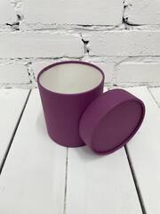 Цилиндр одиночный с завальцовкой, 12*12 см, Сливовый, 1 шт.