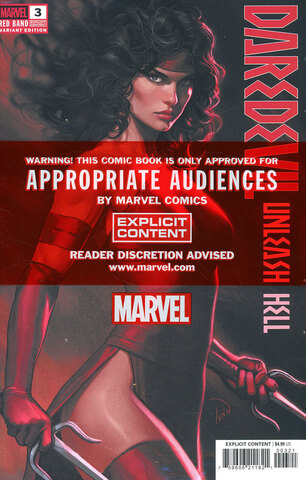 Daredevil Unleash Hell Red Band #3 (Cover B)
