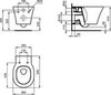 Ideal Standard Connect Air E0054V3 Унитаз подвесной