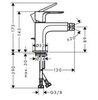Hansgrohe Rebris S 72212000 Смеситель для биде (хром)