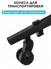 Воздуходув аккумуляторный DDE BlueTech VBB 2740 (590 м3/ч, 52 м/с, измельчитель, сборник, акб 6 Ач + ЗУ 5А) 925-051