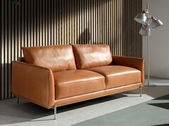 Диван 3-х местный 6130/5607-3P-M2851 кожаный с ножками из стали