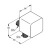 Kludi A-Qa 6554343-00 Шланговое подсоединение, цвет: белый
