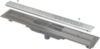 Alcaplast APZ1111-650L Водоотводящий желоб Antivandal с решеткой, вертикальный сток