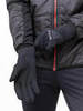 Перчатки для бега Moax Stretch Fit run черные - 2
