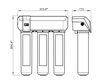 Lemark LM3074C086 Комплект Lemark: Смеситель LM3074C для кухни с гибким изливом + Фильтр для очистки жесткой воды OPTI