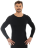 Термобелье мужское Brubeck Comfort Wool рубашка черная - 5