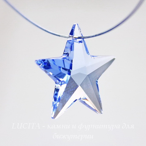 6714 Подвеска Сваровски Звезда Light Sapphire (20 мм) ()