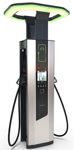 Зарядная станция Стрим Электро EC.A CHAdeMO + GBT + Люстра, 160 кВт